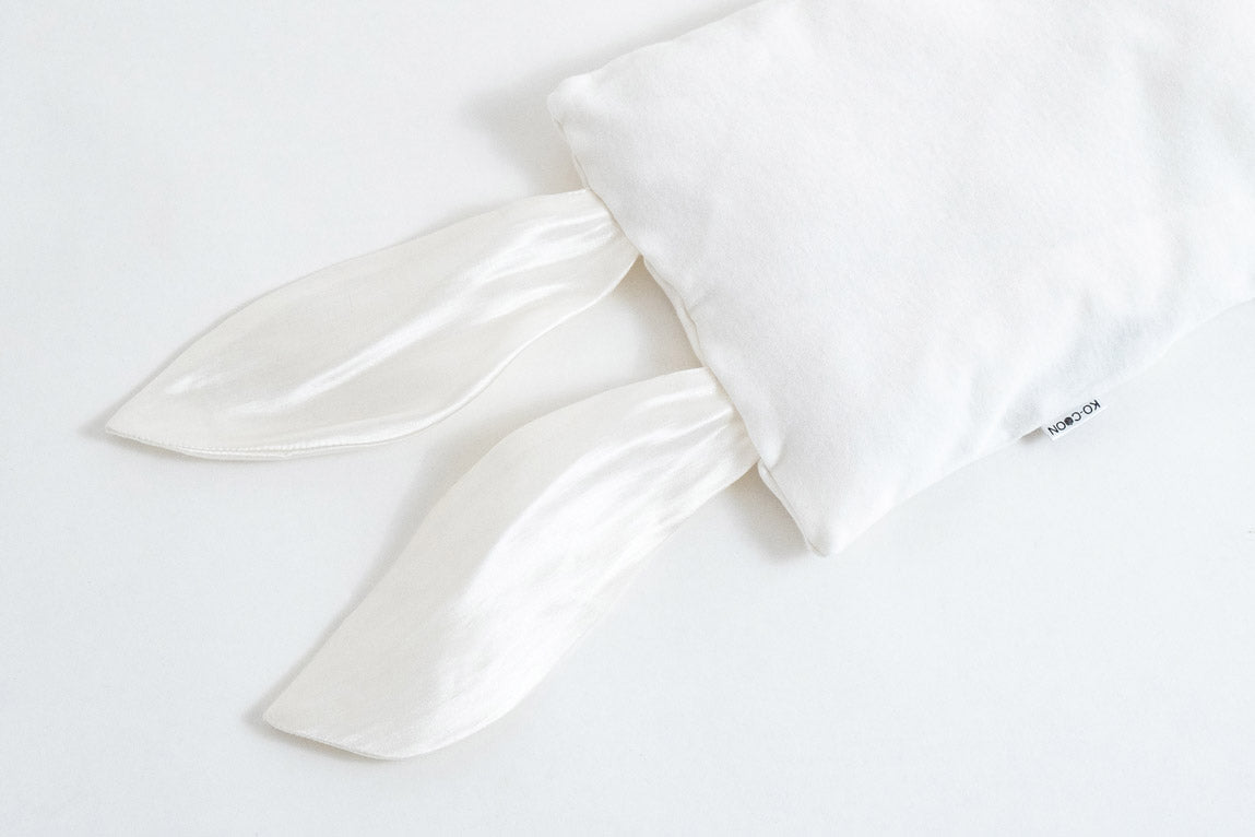 Sensory Bunny DUDU – Natural Baby Cuddle Toy & Merino Wool Pillow