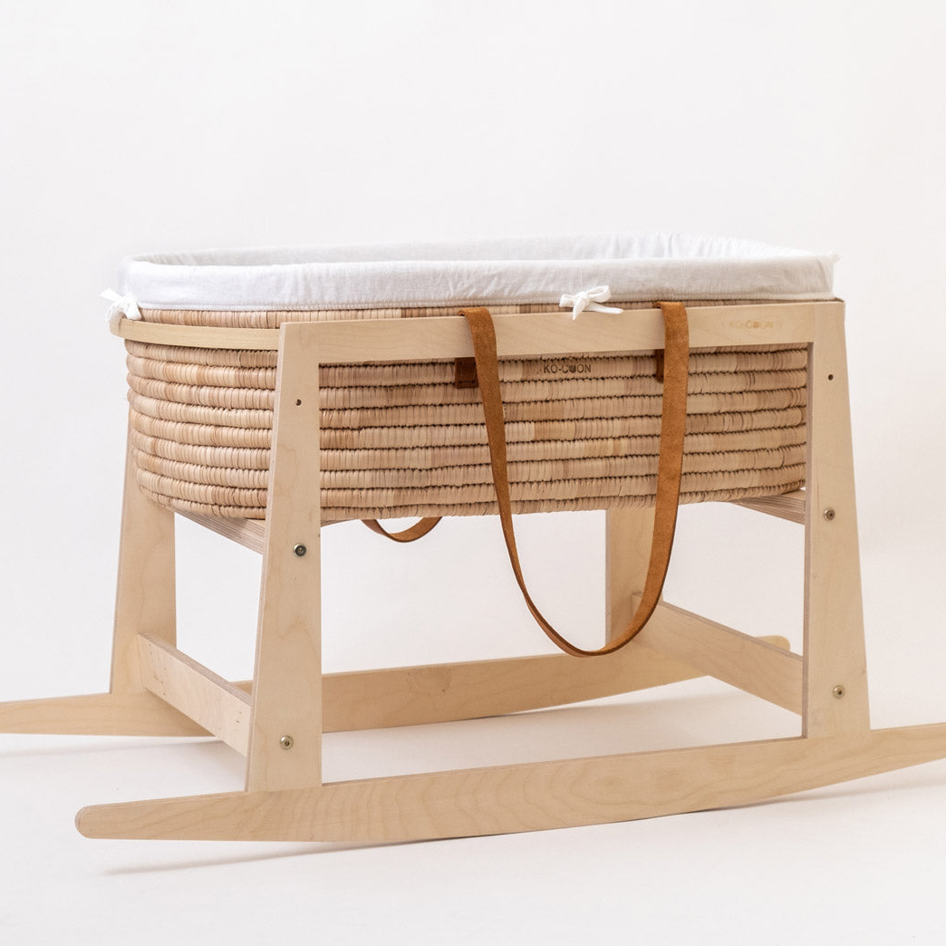 Rust leather TIMELESS Moses Basket