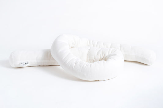 Wool Noodle Pillow / Cot Bumper