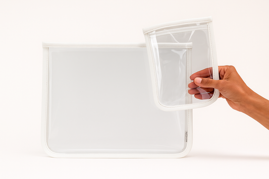 Clear Travel Mat & Zipped Pouch