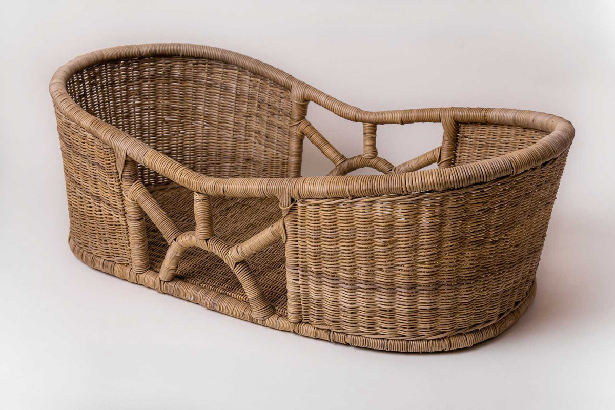 Baby sales bamboo basket