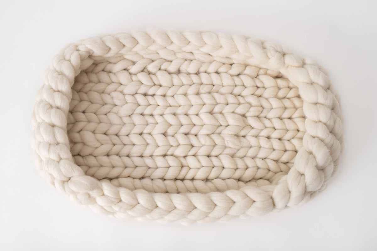 Merino Wool Baby NEST chunky knit kocoon