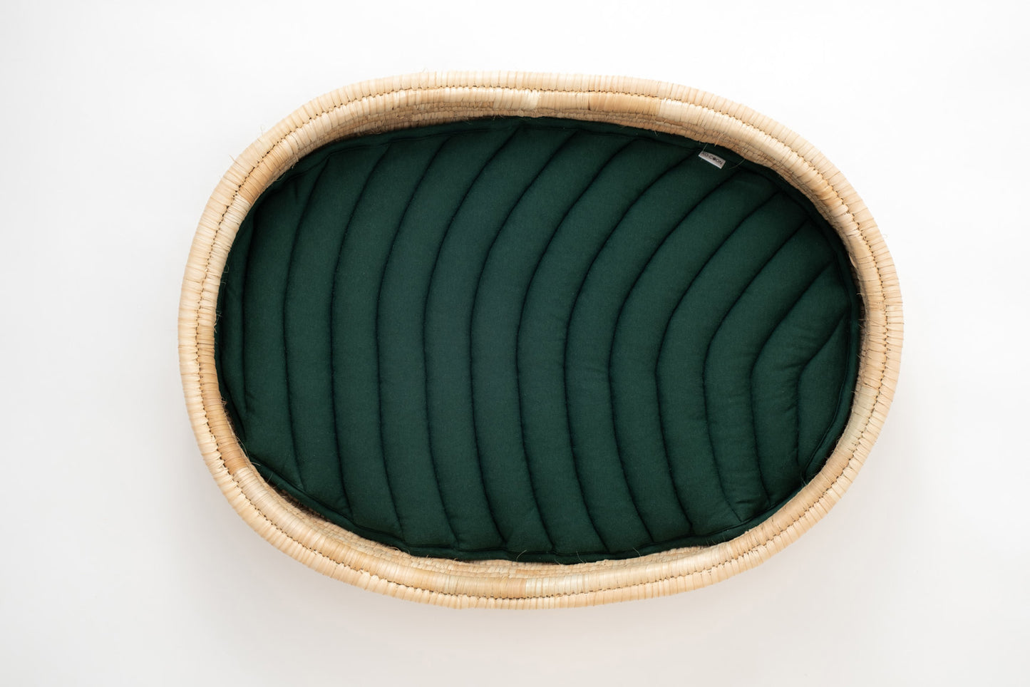 Baby Changing Basket (75x45cm) KO-COON Natural - (basket + quilted padding)