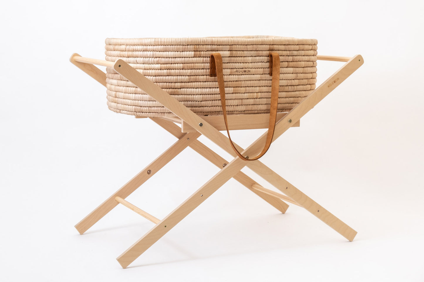 Rust leather TIMELESS Moses Basket