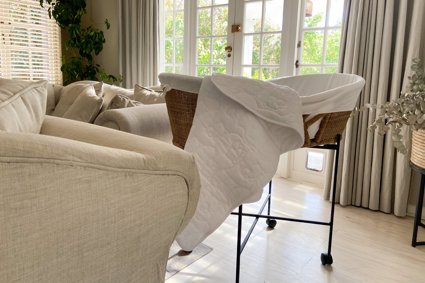 Moses basket COMBO oversized Dzuwa - Ethereal bamboo collection