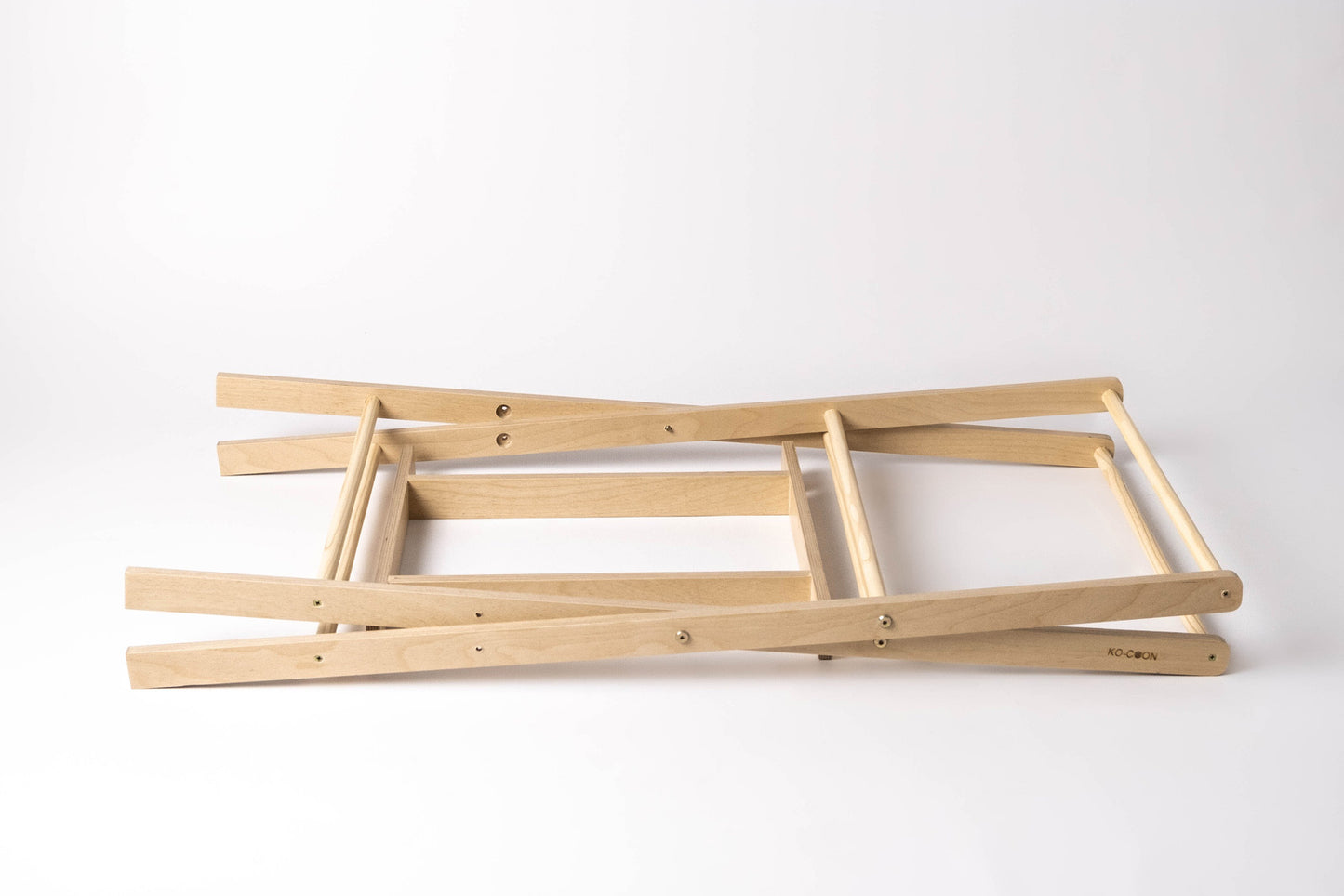 Foldable Moses stand birch wood