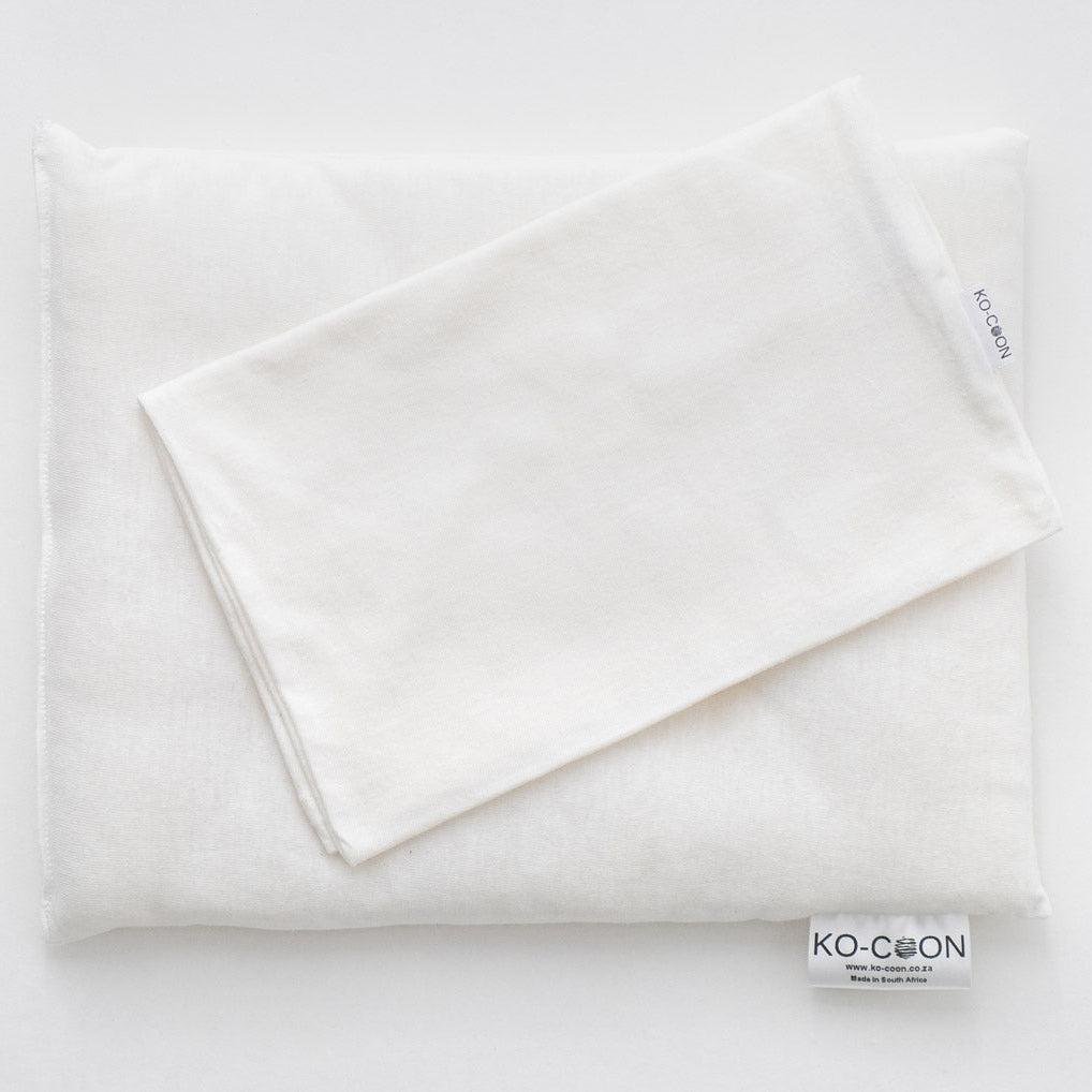 Baby PILLOWCASE (only) – (25x30 cm, Milky White)