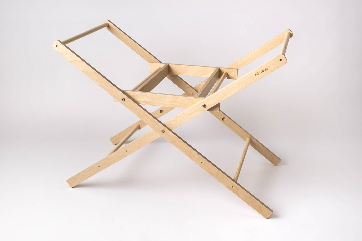 Foldable Moses stand birch wood