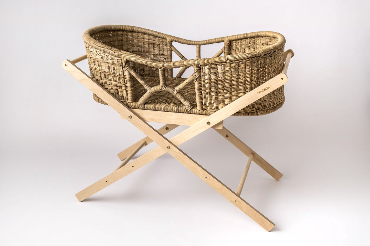 Foldable Moses stand birch wood