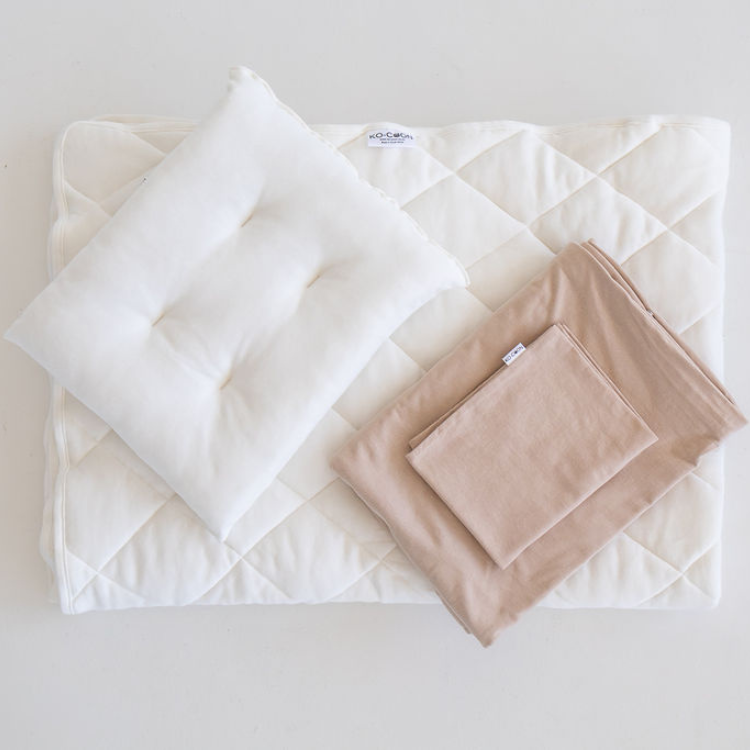 Merino Wool Toddler DUVET INNERS SET (quilt 100x140 cm and toddler pillow 40x30cm)
