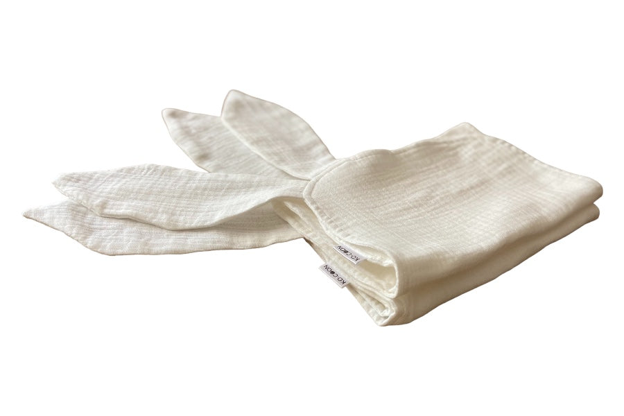 Muslin burp cloth with bunny ears (double layer) - 2 Pack