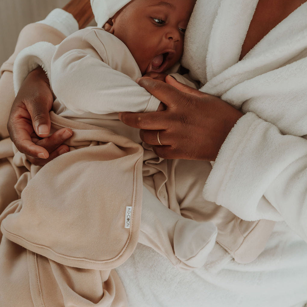 Receiving / Swaddling blanket – double layer cotton knit