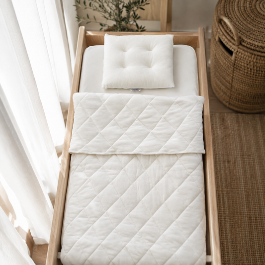Merino Wool Toddler DUVET SET (quilt and pillow)