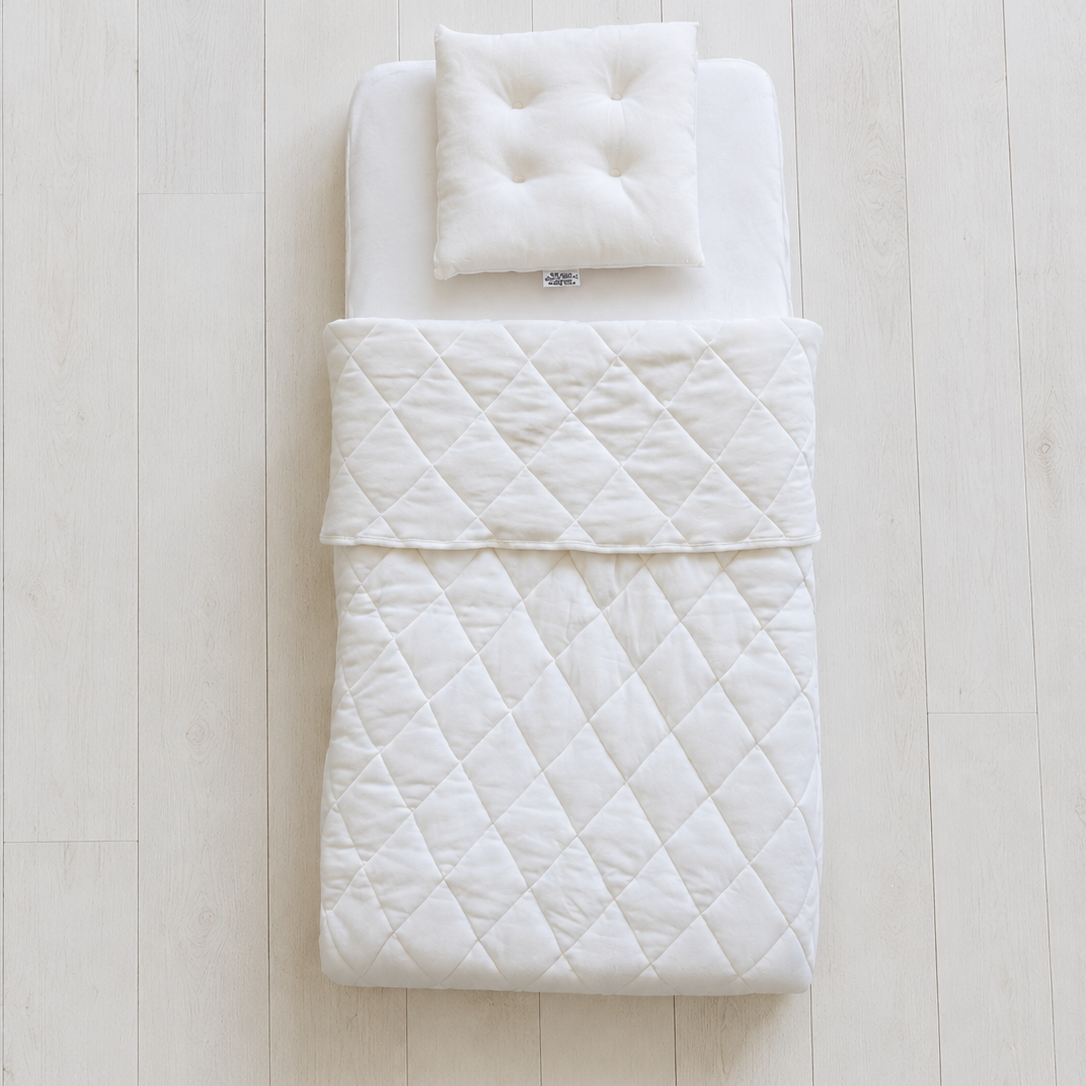 Merino Wool Toddler DUVET SET (quilt and pillow)