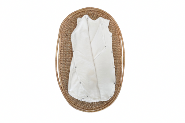 Kimono Weighted Baby Sleeping Bag (100% natural weighted sleepsack NO BEADS) (newborn-3m+)