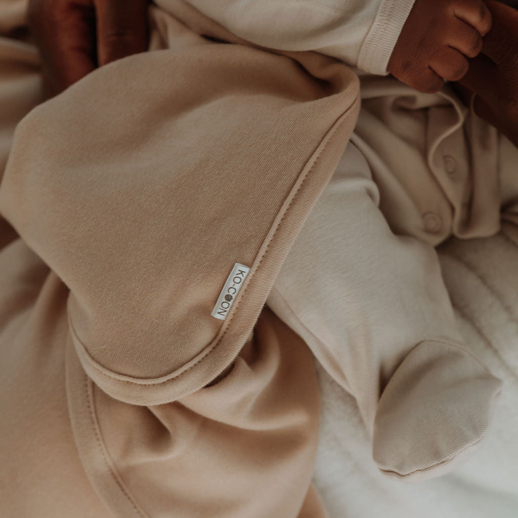 Receiving / Swaddling blanket – double layer cotton knit