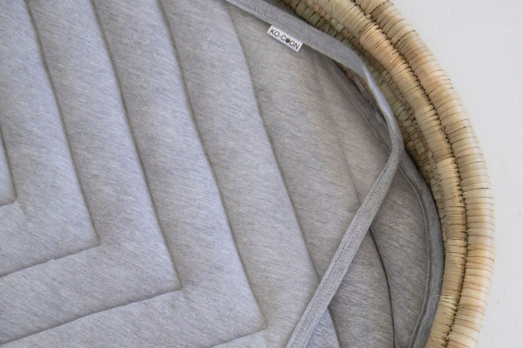 3-piece Changing Set (Changing Basket + Quilted Padding + Clear Travel Mat) (2–3 weeks lead time)