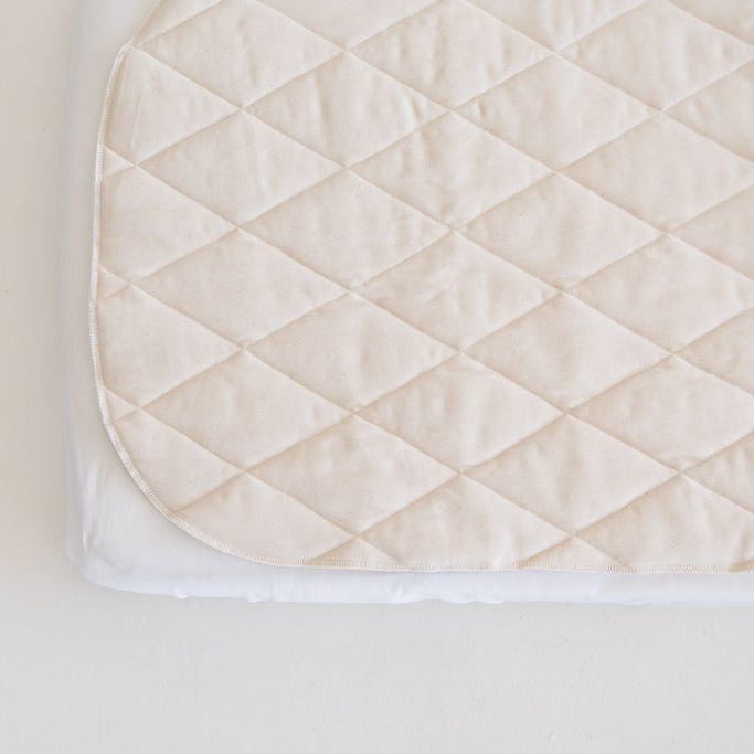 Cot mattress protector - Merino quilted Puddle Pad