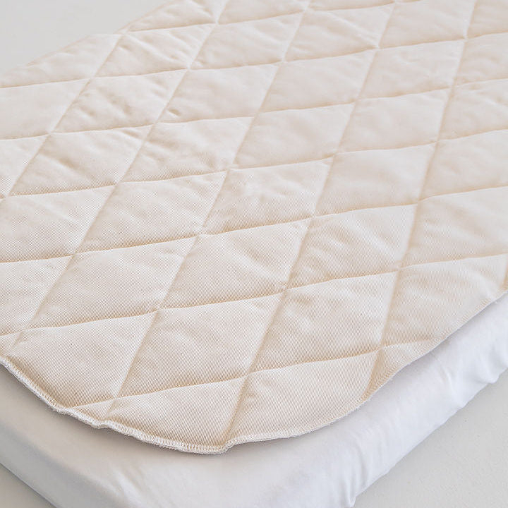 Cot mattress protector - Merino quilted Puddle Pad