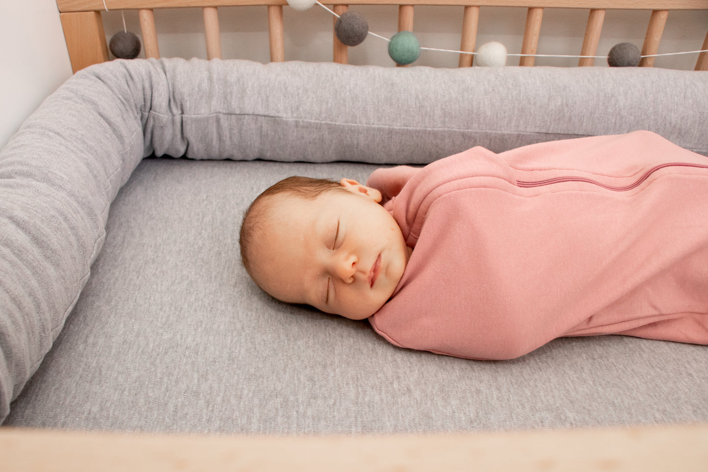Wool Noodle Pillow / Cot Bumper