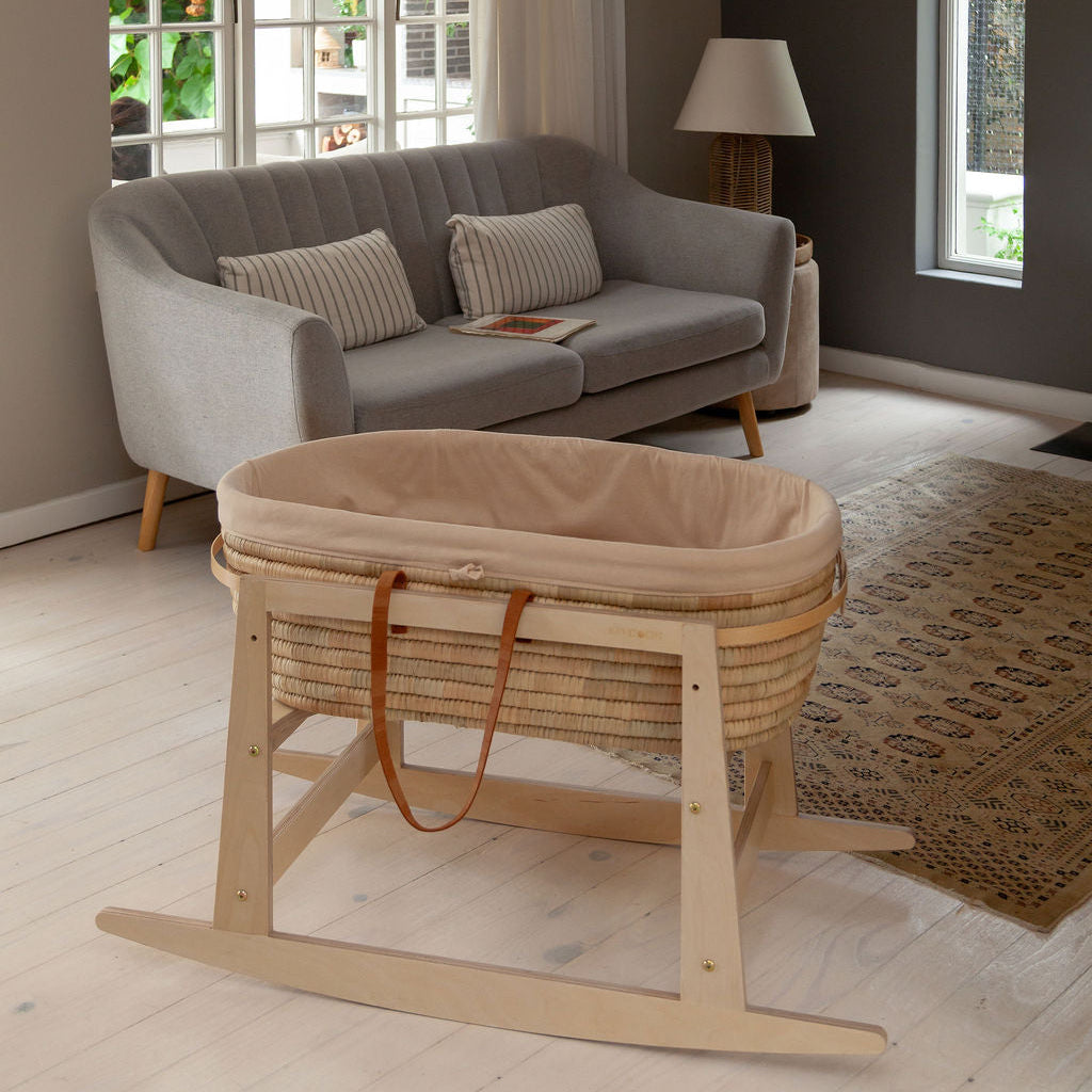 Rocker 2in1 (Moses stand / Rocking Horse) – birch natural (up to 2 weeks lead time)