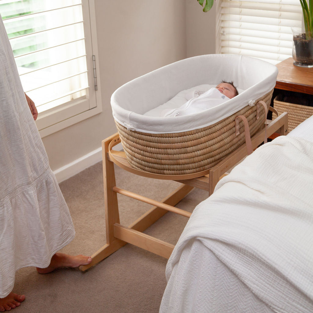 Rocker 2in1 (Moses stand / Rocking Horse) – birch natural (up to 2 weeks lead time)