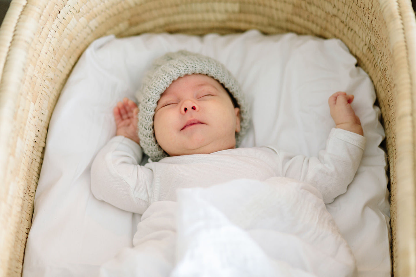 Merino Wool 3-in-1 BABY MATTRESS – Moses Basket | Nesting Pod Base | Toddler Pillow