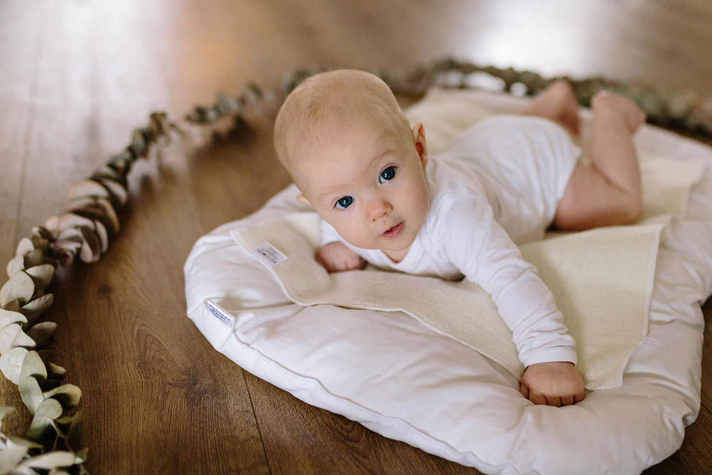 Merino Wool 3-in-1 BABY MATTRESS – Moses Basket | Nesting Pod Base | Toddler Pillow