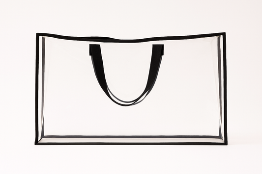 ♻️Clear Recyclable Plastic Nest Carry Bag