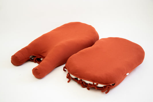 Merino Wool Nesting Pod 3-in-1 with Warm Sunset cotton covers