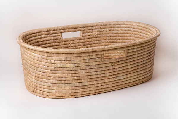 Moses basket NATURAL THE ORIGINAL - with keyhole handles