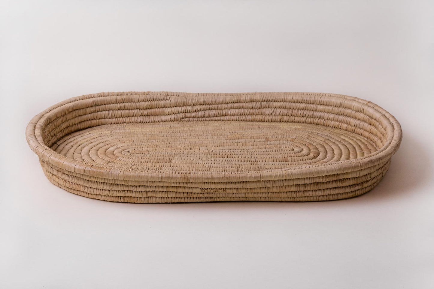 Baby Changing Basket (75x45cm) KO-COON Natural Collection - with quilted cotton changing mat (ETA 2 weeks)