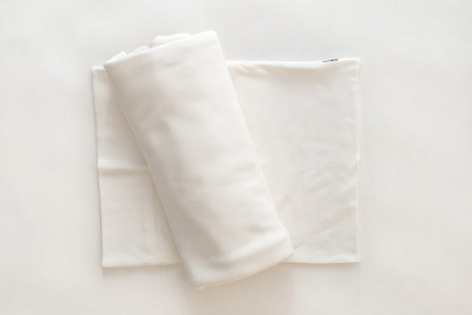 Toddler duvet cover set - soft cotton knit jersey (100x140cm, 40x30cm)