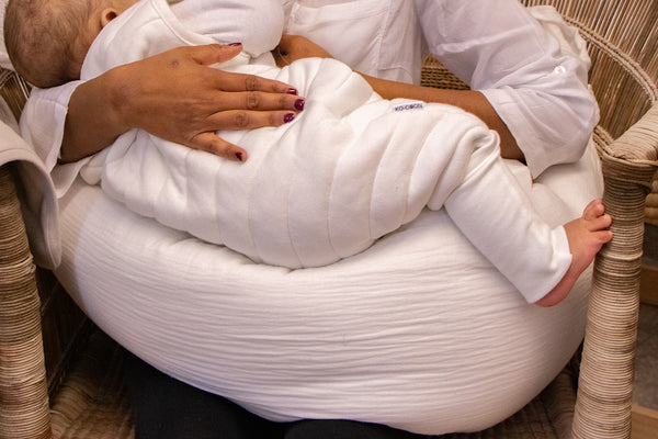 Wool Pillow 3in1 (Feeding pillow / Pregnancy cushion / Body pillow) with removable cover