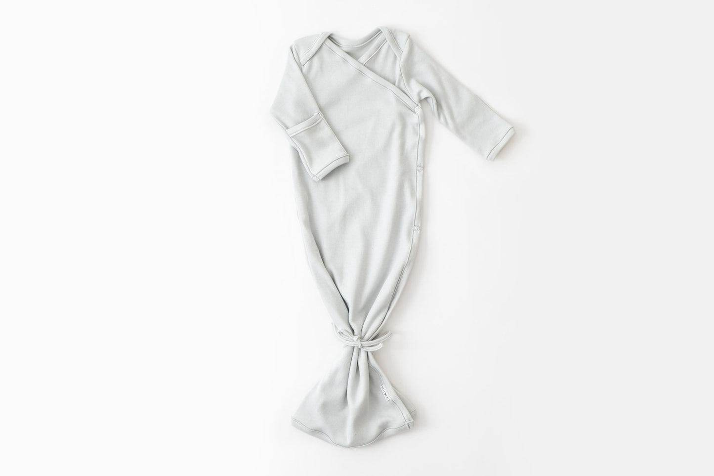 KIMONO knotted gown with cuff mittens - Cotton (premies - 6m)