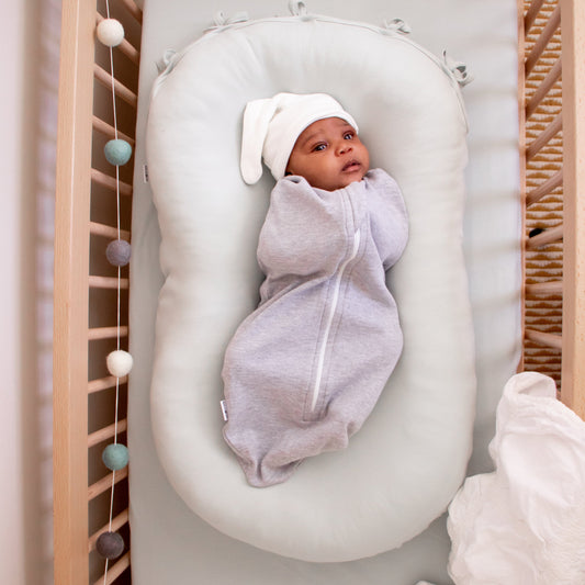 Zipped Swaddle - Cotton knit (newborn - 3m)