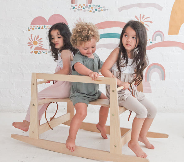 Rocker 2in1 (Moses stand / Rocking Horse) – birch natural