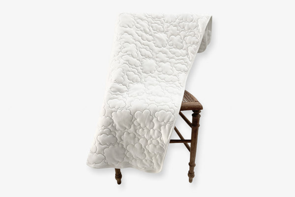 KO-COON wool baby quilt - Clouds (made on order)