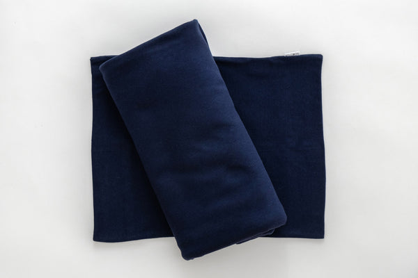 Toddler duvet cover set - soft double knit jersey cotton (100x140cm, 40x30cm)