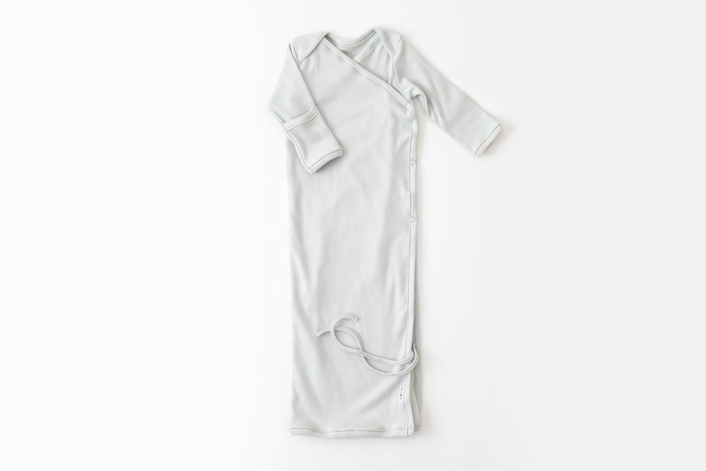 KIMONO knotted gown with cuff mittens - Cotton (premies - 6m)